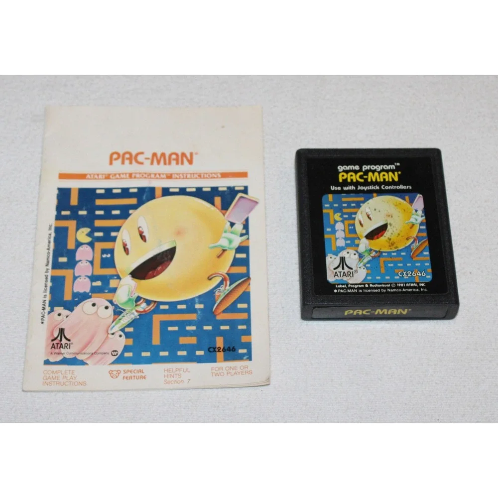 vintage Atari 2600 video games lot of 3 Asteroids Space Invaders Pac-Man boxes